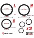 Set de 3 Anillos para el Pene Silicona S, M y L