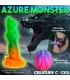 Aqua-Cock Dildo Brilla en la Oscuridad Silicona
