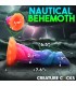 Aqua-Cock Dildo Brilla en la Oscuridad Silicona