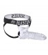 Grand Mamba XL Suspensorio con Dildo Hueco Transparente