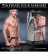 Grand Mamba XL Suspensorio con Dildo Hueco Transparente