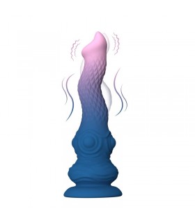Dildo Fantasía con Vibración, Oscilación y Ventosa