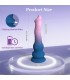 Dildo Fantasía con Vibración, Oscilación y Ventosa