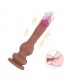 Dildo con Vibración y Movimiento Thrusting