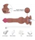 Dildo con Vibración y Movimiento Thrusting