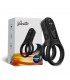 Mecha-style Anillo Doble para el Pene con Vibracion