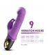 Vibrador con Thrusting y Oscilación 360º Purpura
