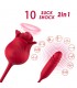 Rosa Vibradora con Licking y Thrusting USB