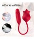 Rosa Vibradora con Licking y Thrusting USB