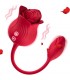 Rosa con Licking y Huevo Vibrador USB