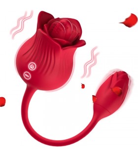 Rosa con Licking y Huevo Vibrador USB