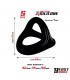 Anillo Triple Silicona Solida 40/35/32mm Talla S