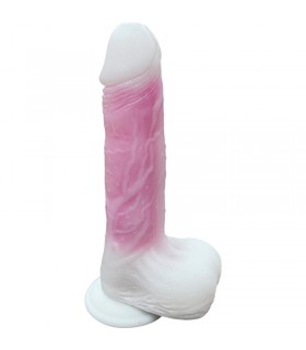 Dildo Doble Capa con Vibración, Thrusting y Calor