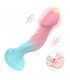 Dildo Bicolor con Vibración