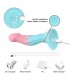 Dildo Bicolor con Vibración