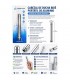 Cabezal de Ducha Bidé Portátil de Aluminio 7 Orificios
