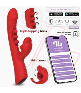 Trixy Vibrador con Tapping y Biting con App