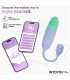 NexEgg Motion Huevo Vibrador con Thrusting App Lila/Pistacho