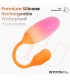 NexEgg Huevo Vibrador Silicona Doble Capa App Naranja/Rosa