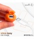 NexEgg Huevo Vibrador Silicona Doble Capa App Naranja/Rosa