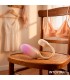 NexEgg Huevo Vibrador Silicona Doble capa App Beige/Rosa