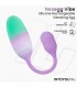NexEgg Huevo Vibrador Silicona Doble capa con App Lila/Pista