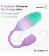 NexEgg Huevo Vibrador Silicona Doble capa con App Lila/Pista