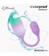 NexEgg Huevo Vibrador Silicona Doble capa con App Lila/Pista