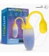 NexEgg Huevo Vibrador Doble Capa Silicona App Amarillo/Púrpu