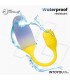 NexEgg Huevo Vibrador Doble Capa Silicona App Amarillo/Púrpu