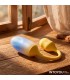 NexEgg Huevo Vibrador Doble Capa Silicona App Amarillo/Púrpu