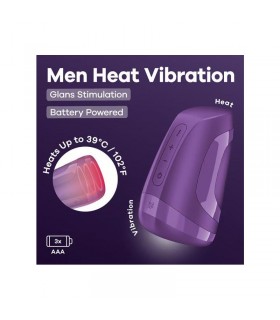 Men Heat Vibration Battery Series Dark Berry