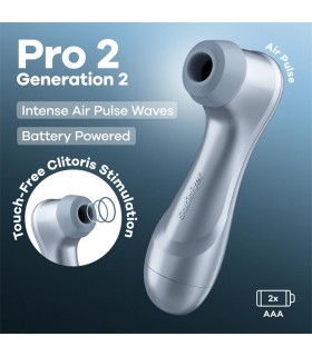 Pro 2 Gen 2 Succionador de Clítoris Battery Series Ice Blue