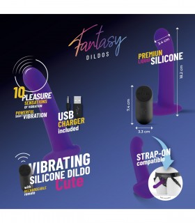 DILDO SILICONA CUTE CONTROL REMOTO