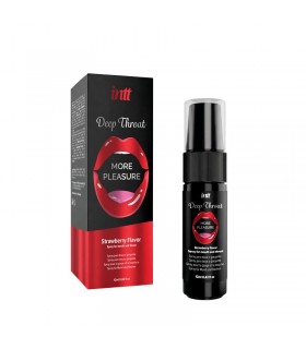 Spray para Sexo Oral Deep Throat Fresa 12 ml