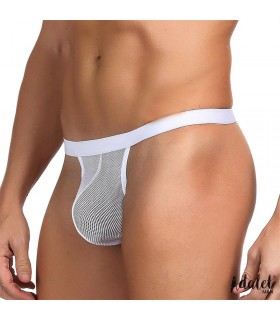 Titan Tanga de Rejilla Talla Única Blanco
