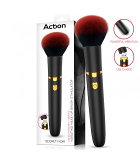 Secret Noir Estimulador Brocha de Maquillaje con Vibración N