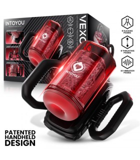 Vexor 3 in 1 Masturbador Masculino Succion, Empuje y Vibraci