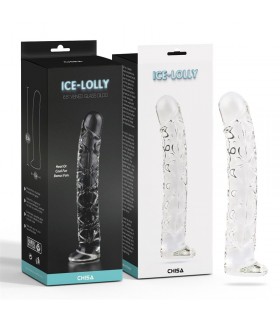Veined trainer Dildo de Cristal 6.5