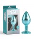 Nebula Blue Gem Plug Anal con Joya en la Base Talla M