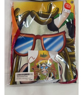 DELANTAL VACA RASTAFARI