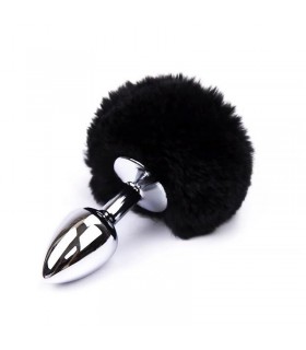 PLUG METAL ANAL WITH BUNNY TAIL