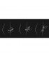 Anillo Vibrador Atom Plus Estimulación Perianal Negro