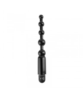 Cadena Anal Power Beads para Principiantes - Color Negro