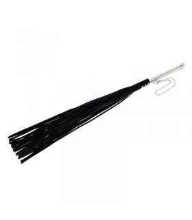 Rimba Bondage Play Flogger negra 52 cm