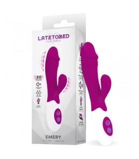 Emery Vibrador con Estimulador Silicona