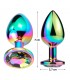 Space Journey Plug Anal Multicolor con Joya Talla S