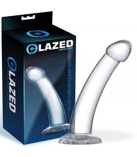 Dildo Curvado Material Cristalino 14 cm