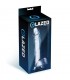 Dildo Realista con Testículos Material Cristalino 18 cm