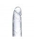 Dildo Realista con Testículos Material Cristalino 18 cm